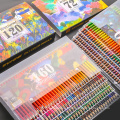 Brutfuner 48/72/80/120/150/160/180/260 Couleurs Huile / Crayons de couleur eau COURTES COOLES POUR ART ÉTUDIANT DESSE